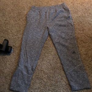 Men’s gray Adidas sweat pants